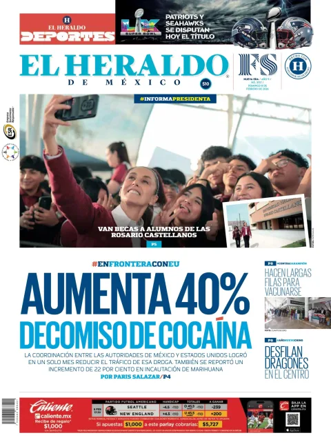 Portada de El Heraldo de Mexico