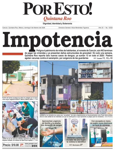 Portada de Por Esto (quintana Roo Cancun)