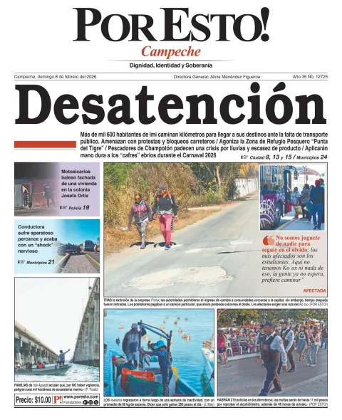 Portada de Por Esto (campeche)