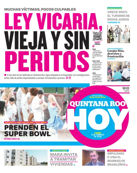 Portada de Quintana Roo Hoy (portada)