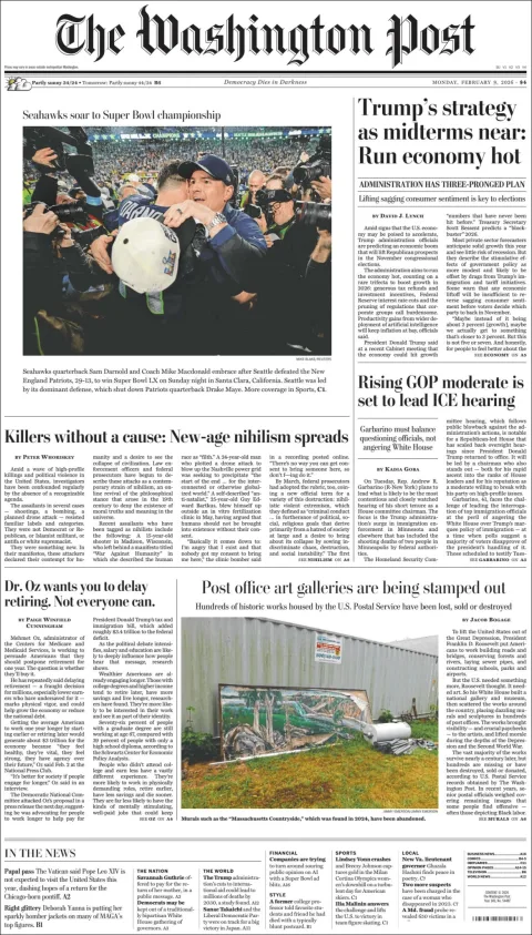 Portada de The Washington Post
