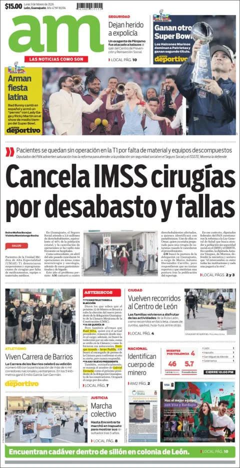 Portada de Am Corredor Industrial del lunes, 9 de febrero de 2026