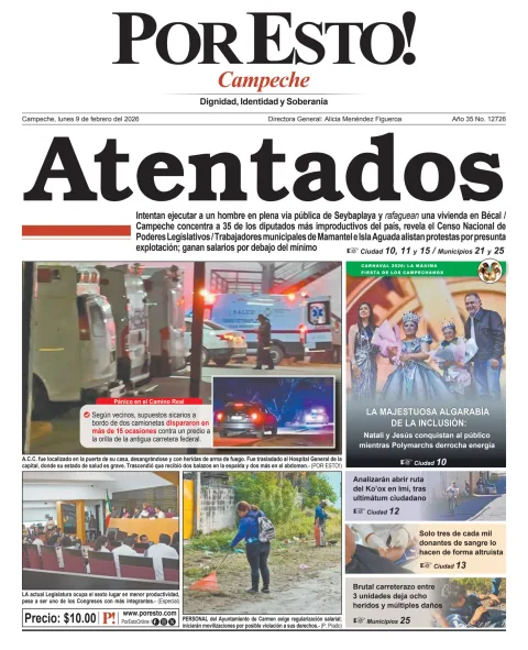 Portada de Por Esto (campeche)