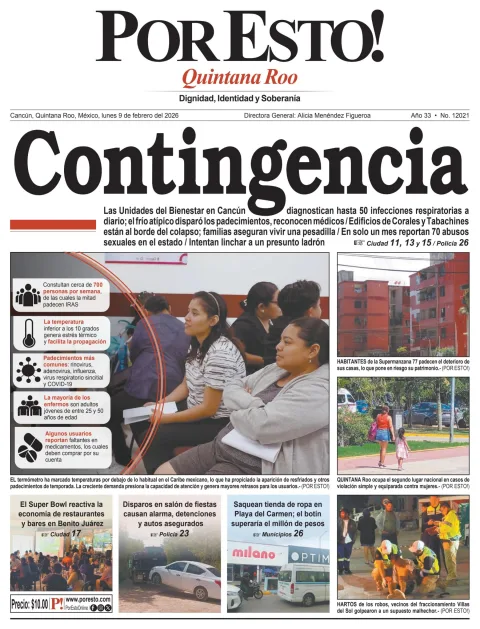 Portada de Por Esto (quintana Roo Cancun)