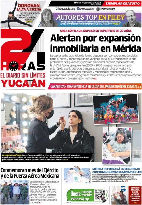 Portada de 24 Horas Yucatan