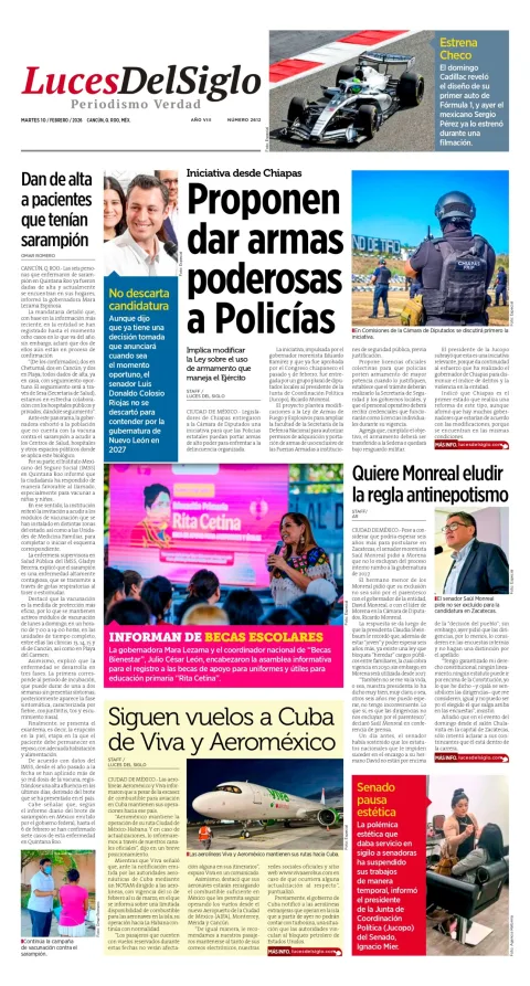 Portada de Luces del Siglo