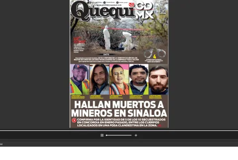 Portada de Quequi CDMX (contraportada) del martes, 10 de febrero de 2026