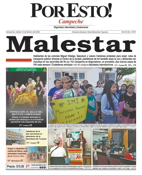 Portada de Por Esto (campeche)