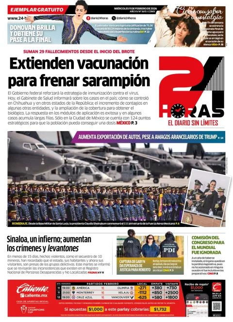 Portada de 24 Horas