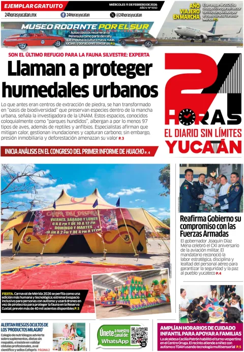 Portada de 24 Horas Yucatan