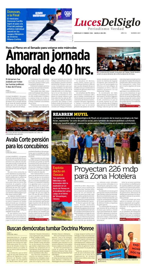 Portada de Luces del Siglo