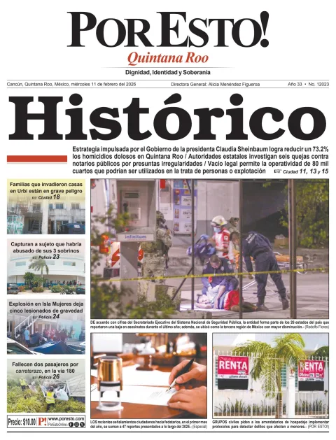 Portada de Por Esto (quintana Roo Cancun)