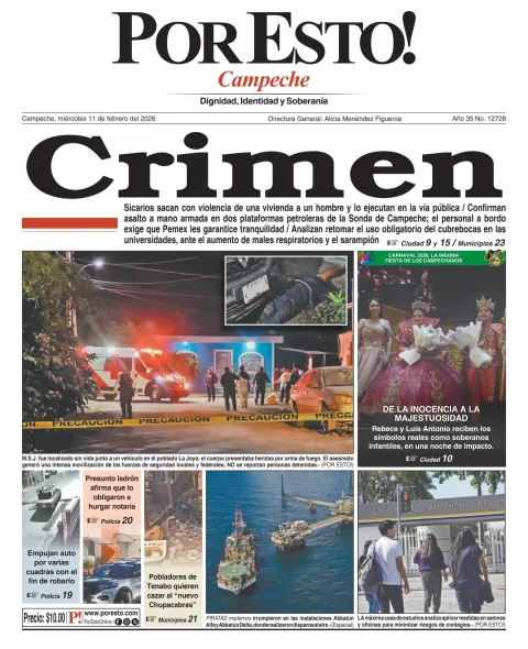 Portada de Por Esto (campeche)