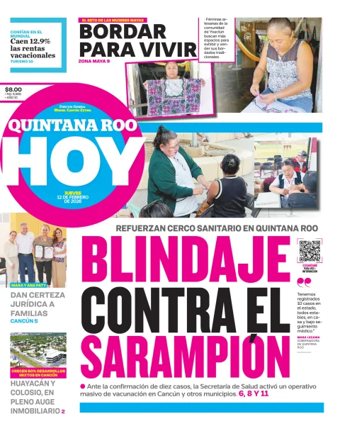 Portada de Quintana Roo Hoy (portada)