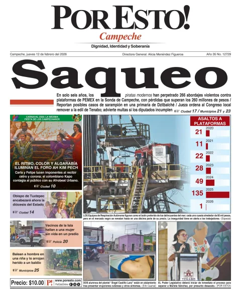 Portada de Por Esto (campeche)