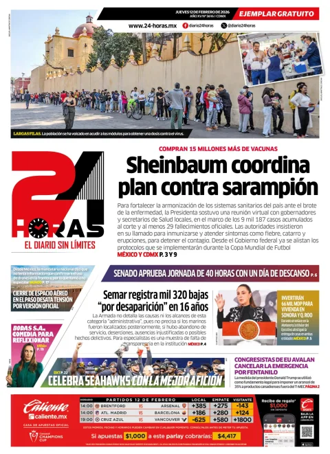 Portada de 24 Horas