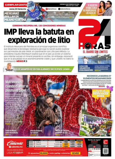 Portada de 24 Horas