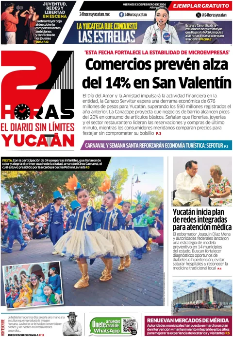 Portada de 24 Horas Yucatan
