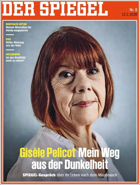 Portada de Der Spiegel del viernes, 13 de febrero de 2026