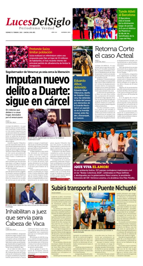 Portada de Luces del Siglo