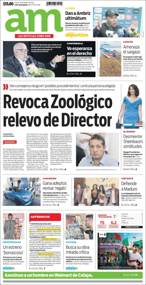 Portada de Am Corredor Industrial del viernes, 13 de febrero de 2026