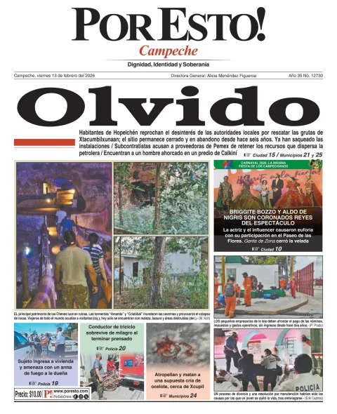 Portada de Por Esto (campeche)