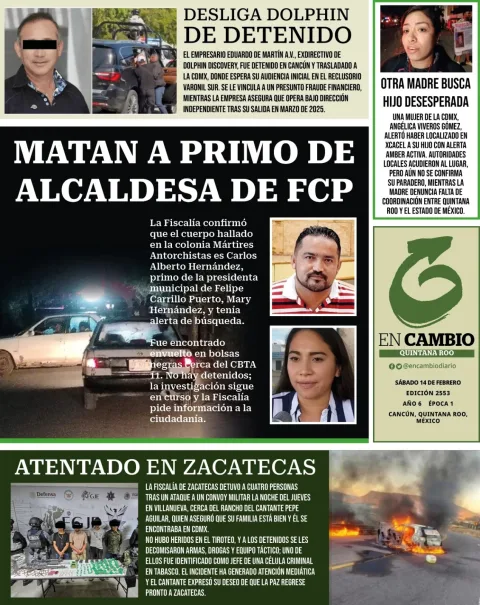 Portada de En Cambio - Quintana Roo (portada)