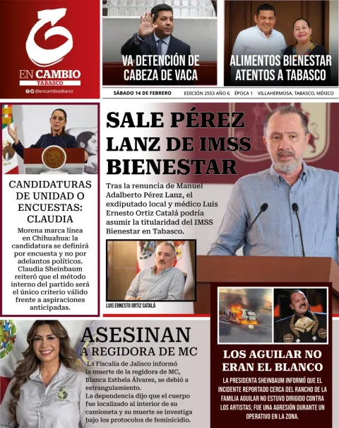 Portada de En Cambio - Tabasco (contraportada)