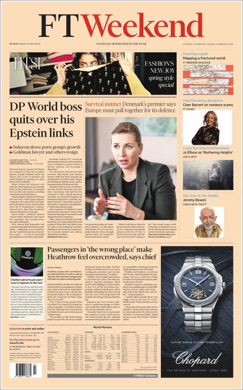 Portada de Financial Times