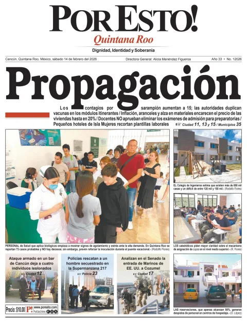 Portada de Por Esto (quintana Roo Cancun)