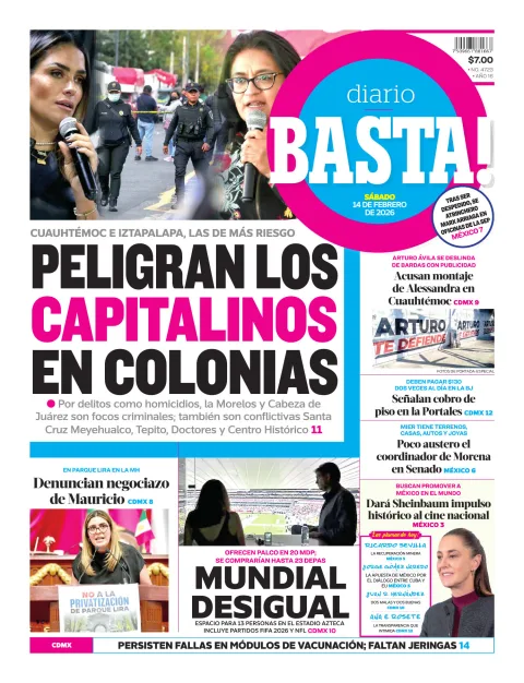 Portada de Basta! (portada)