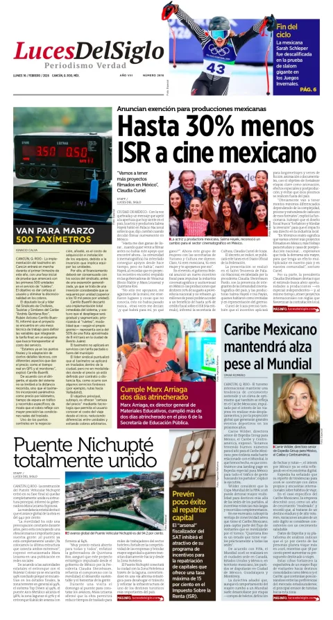 Portada de Luces del Siglo