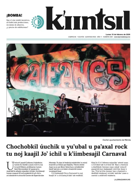 Portada de La Jornada - Kiintsil del lunes, 16 de febrero de 2026