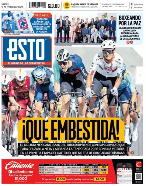 Portada de Esto del martes, 17 de febrero de 2026