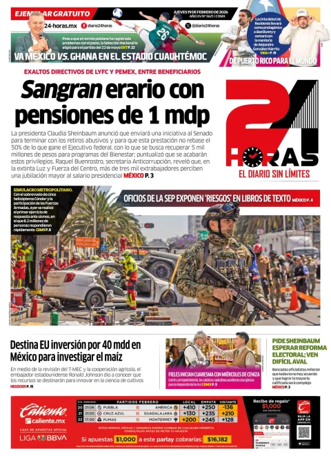 Portada de 24 Horas