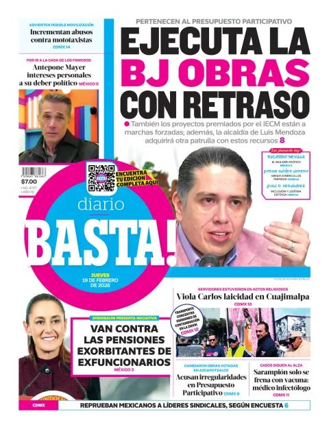 Portada de Basta! (portada)