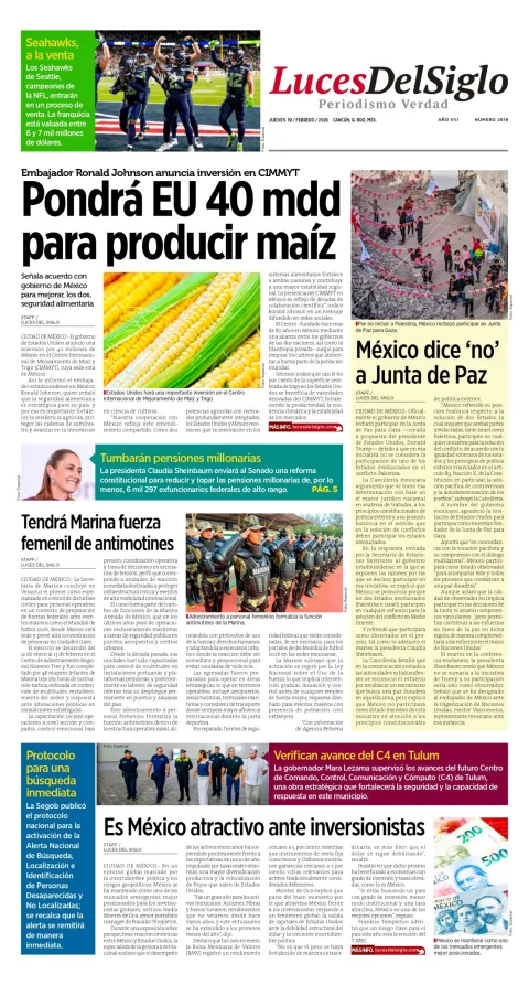 Portada de Luces del Siglo