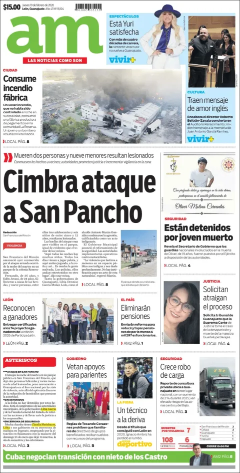 Portada de Am Corredor Industrial del jueves, 19 de febrero de 2026