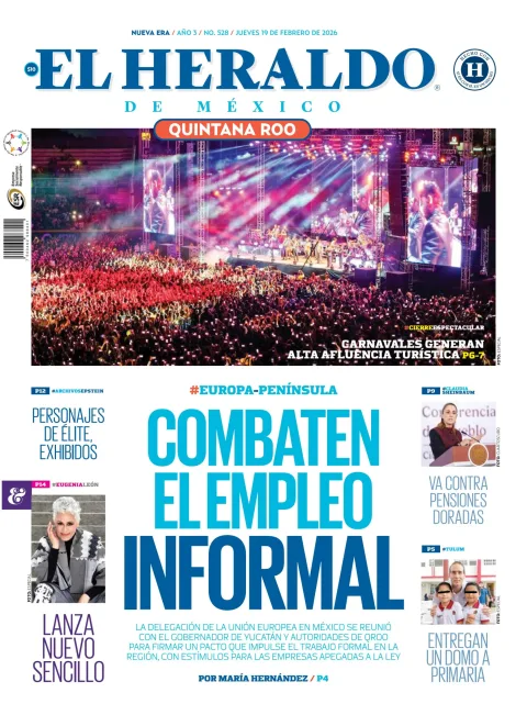 Portada de El Heraldo de Mexico - Quintana Roo
