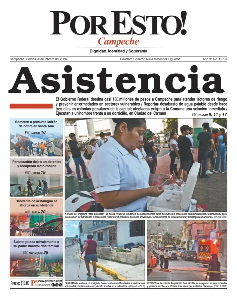 Portada de Por Esto (campeche)