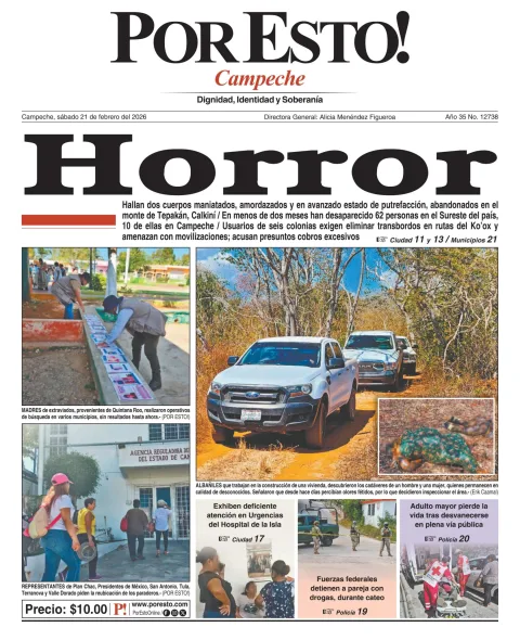 Portada de Por Esto (campeche)