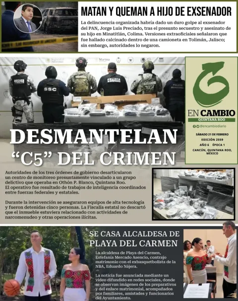 Portada de En Cambio - Quintana Roo (contraportada)