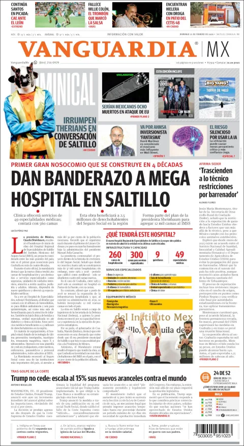 Portada de Vanguardia