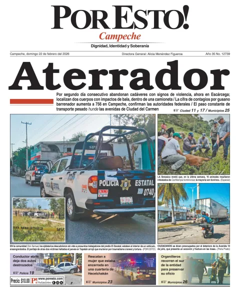 Portada de Por Esto (campeche)