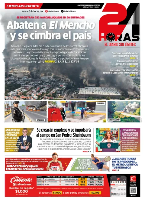 Portada de 24 Horas