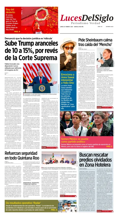 Portada de Luces del Siglo