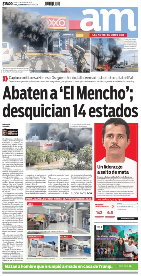 Portada de Am Corredor Industrial del lunes, 23 de febrero de 2026