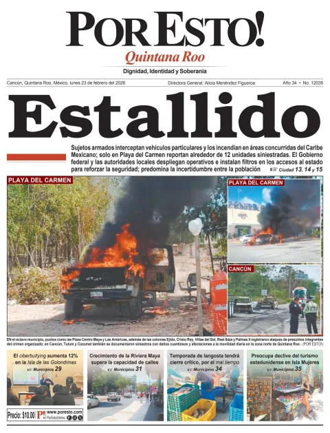 Portada de Por Esto (quintana Roo Cancun)