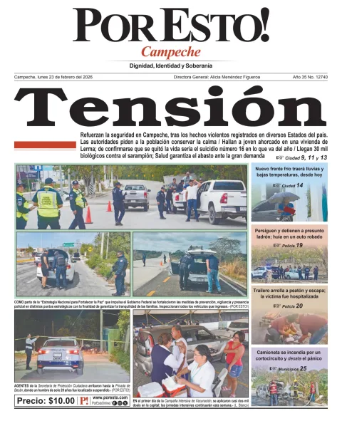 Portada de Por Esto (campeche)