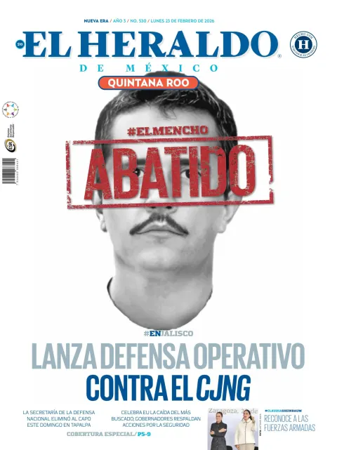 Portada de El Heraldo de Mexico - Quintana Roo